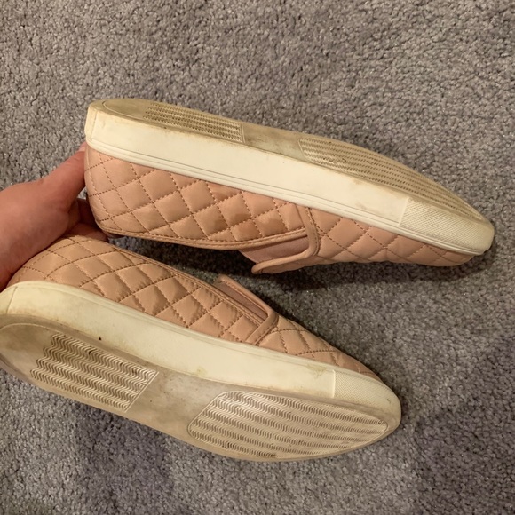 Pink Quilted Steve Madden Slip On Sneakers - Picture 6 of 6